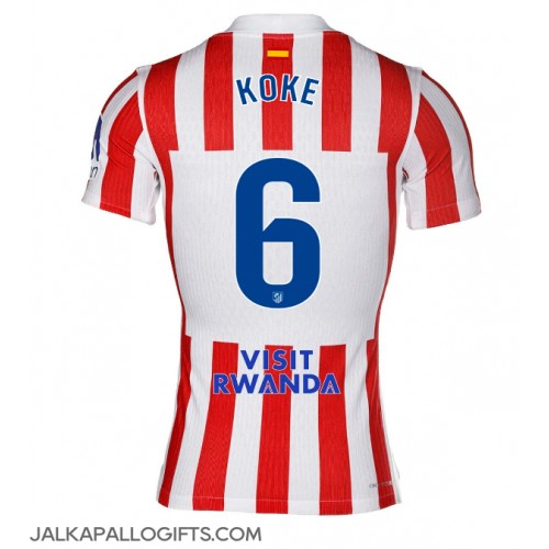 Atletico Madrid Koke #6 Kotipaita 2025-26 Lyhythihainen